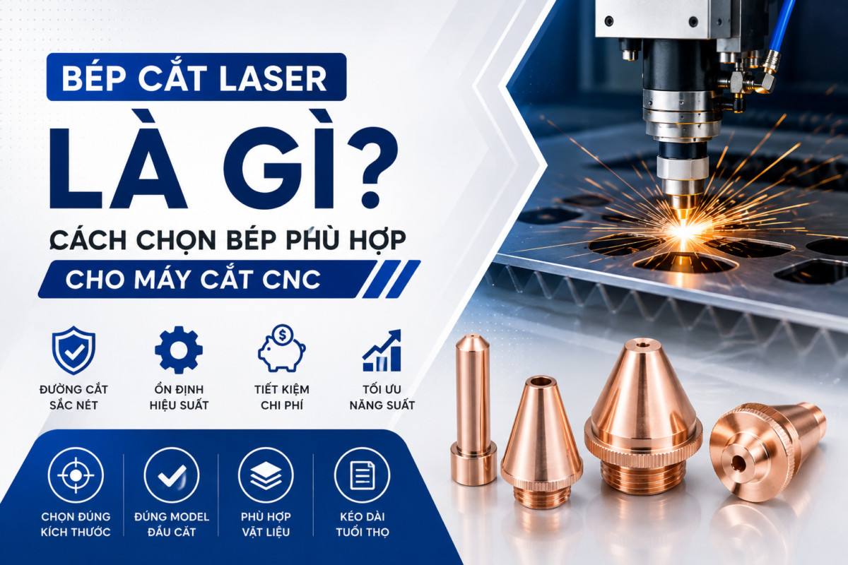 Cách Chọn Bép Cắt Laser Phù Hợp Cho Máy Cắt CNC