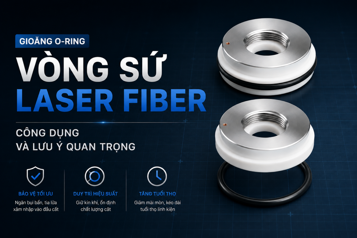 Gioăng O-ring vòng sứ Laser Fiber: Công dụng và lưu ý quan trọng
